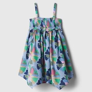 Baby Gap Floral Smocked Sleeveless Dress